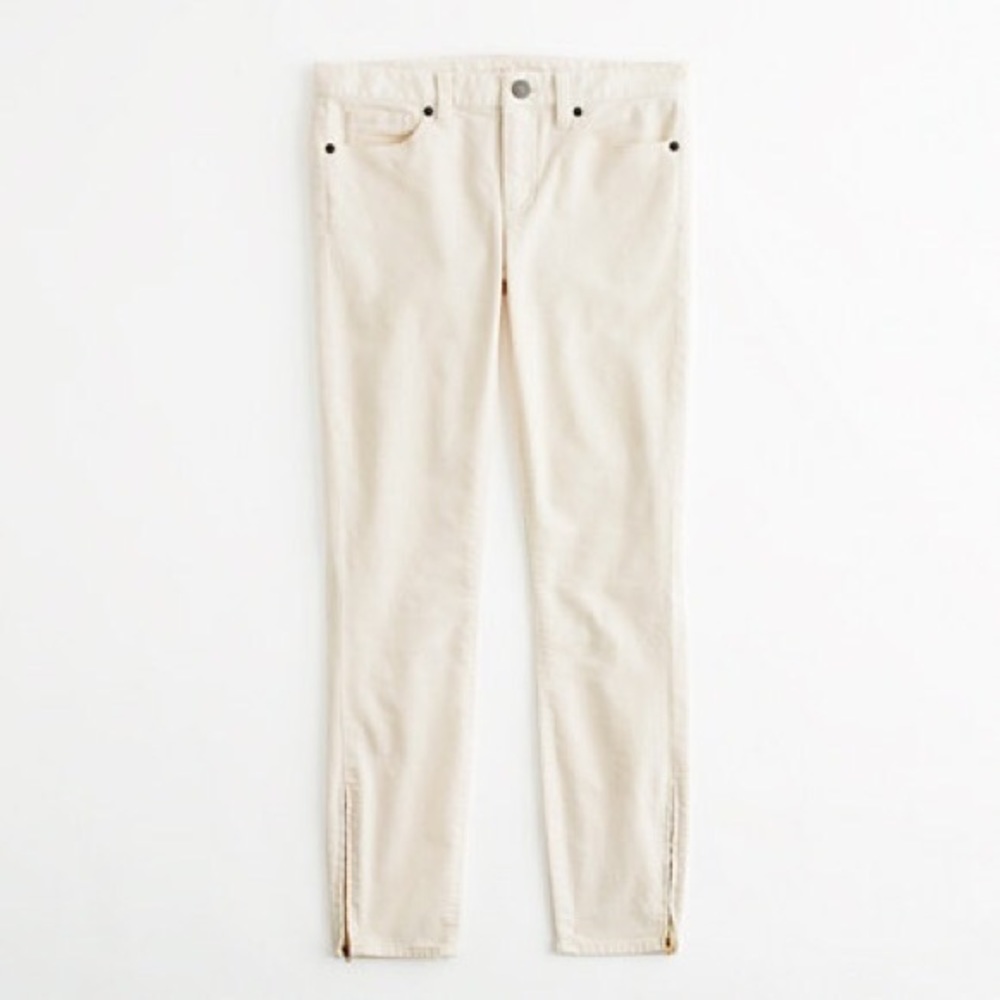 Jcrew Toothpick Ankle Zip Cords